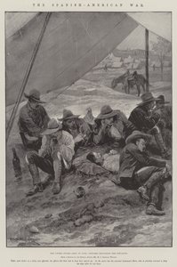 The Spanish-American War, the United States Army in Cuba, Officers discussing the Situation